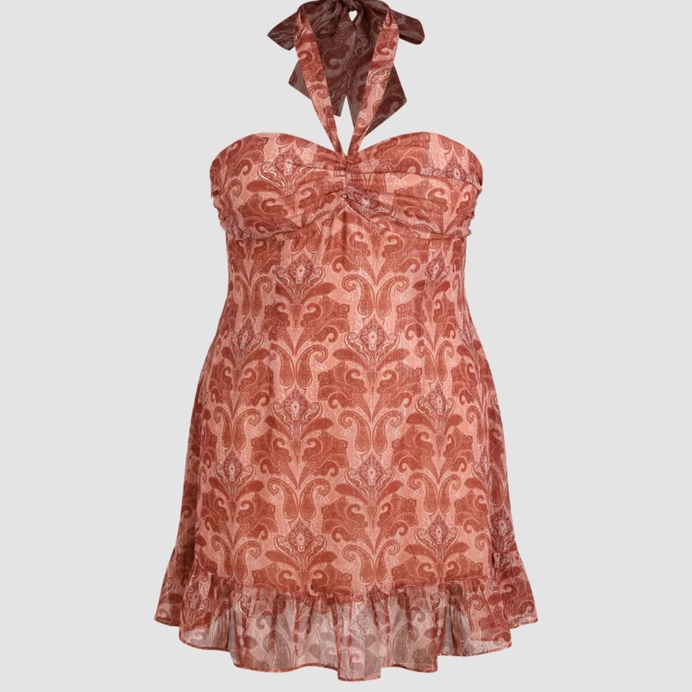 Cider 3xl Strapless Boho Dress